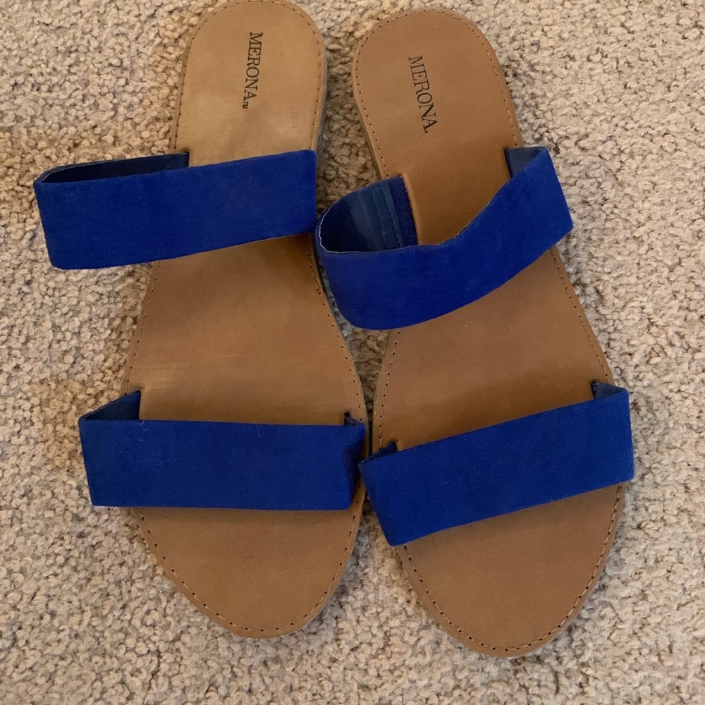 Blue Sandals